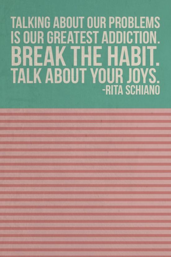 Wisdom Wednesdays: talk about your joys!