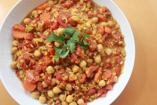 Curried Red Lentil Soup