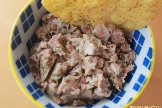 Healthy Vegetarian Refried Beans 