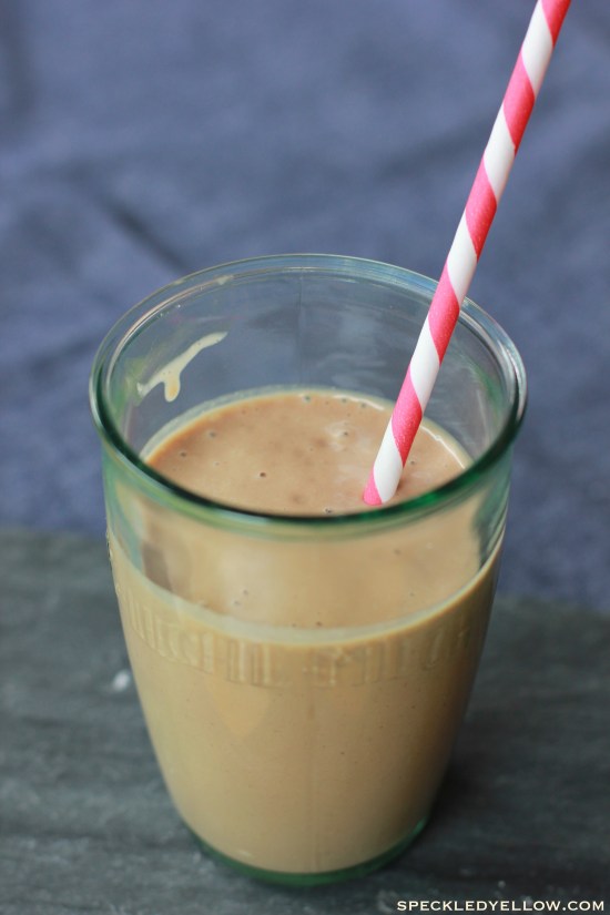 Healthy Chocolate Peanut Butter Banana Smoothie