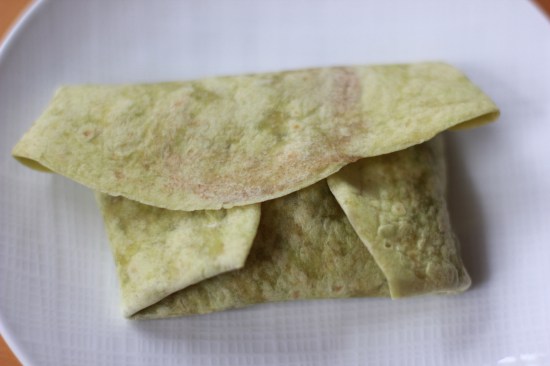 2-Minute Humus Veggie Wrap