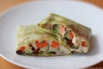 2-Minute Humus Veggie Wrap