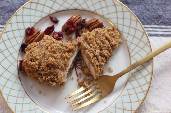Oven Baked Pecan-Crusted Dijon Chicken