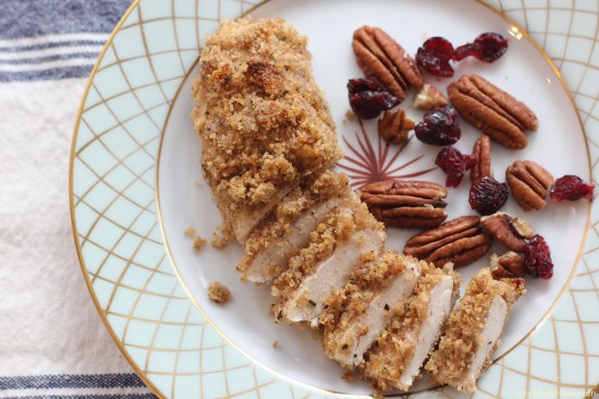 Oven Baked Pecan-Crusted Dijon Chicken