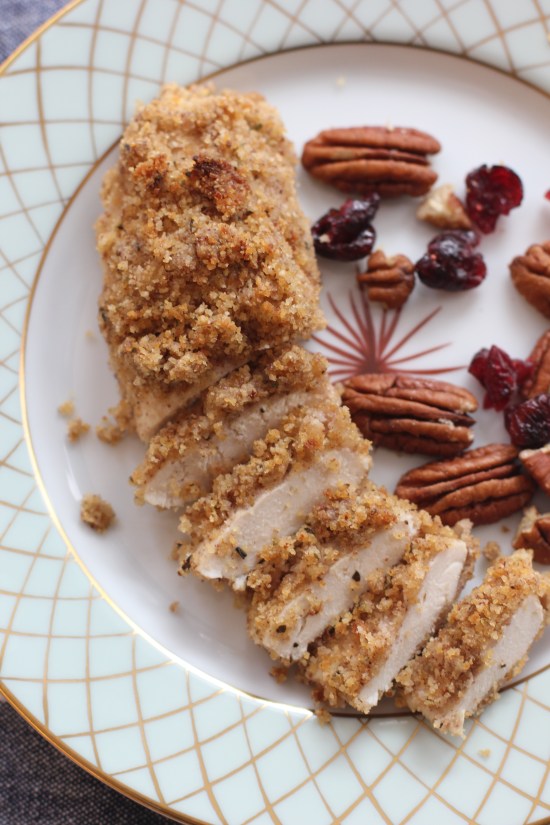 Oven Baked Pecan-Crusted Dijon Chicken