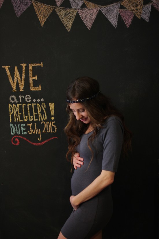 We Have a Bun Cookin in the Oven!  speckledyellow.com